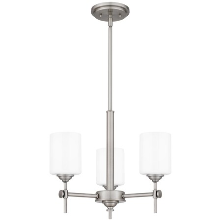 Quoizel Aria 3-Light Antique Polished Nickel Pendant ARI2817AP